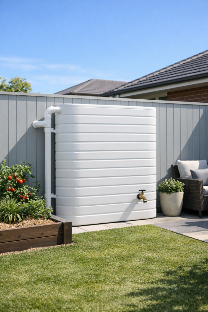 best rainwater tank for small backyards in Australia