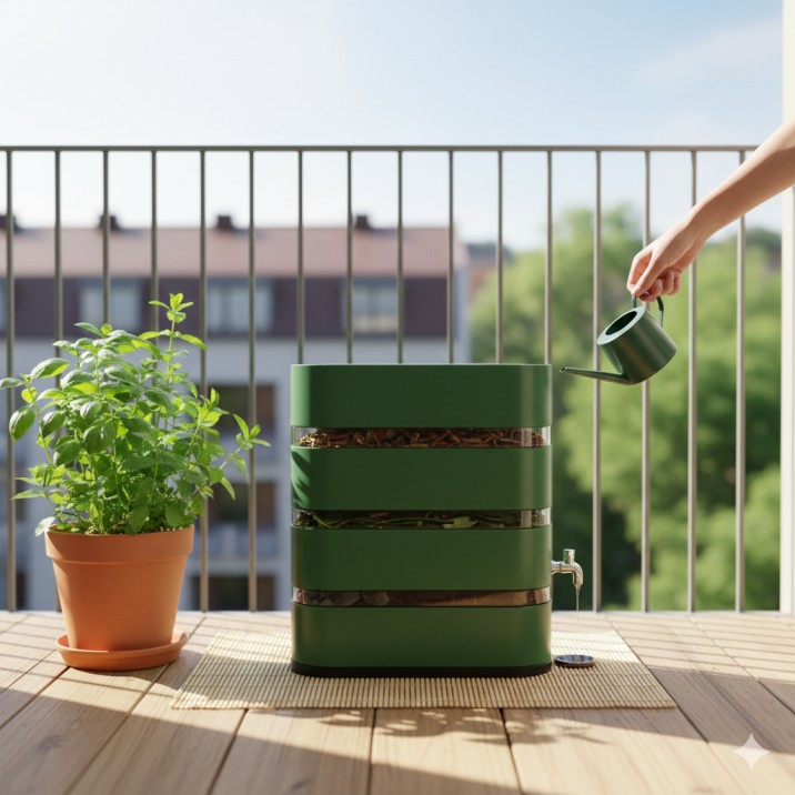 The worm farm: a leading choice for the best compost bin Australia for balconies and small spaces, producing liquid fertiliser and rich castings.

